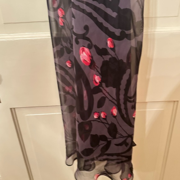 Victoria's Secret Purple and Red Maxi Sundress V-Neck Sleeveless - Picture 10 of 11